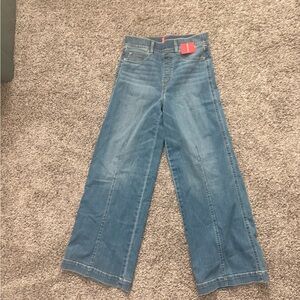 SPANX Light Blue Flare & Wide Leg Jeans